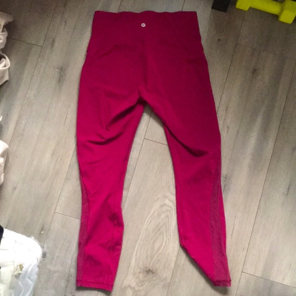 🍷Wine red lululemon leggings - Picture 6 of 11